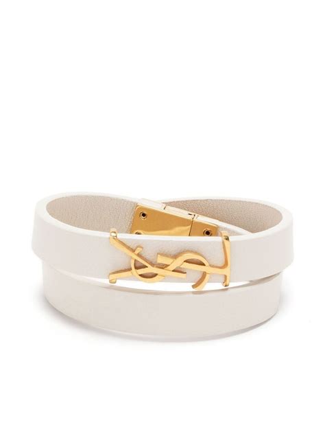 ysl leather bracelets